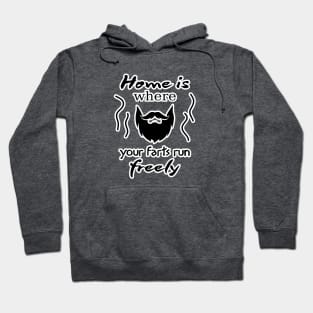 Funny quote about where home is. Hoodie